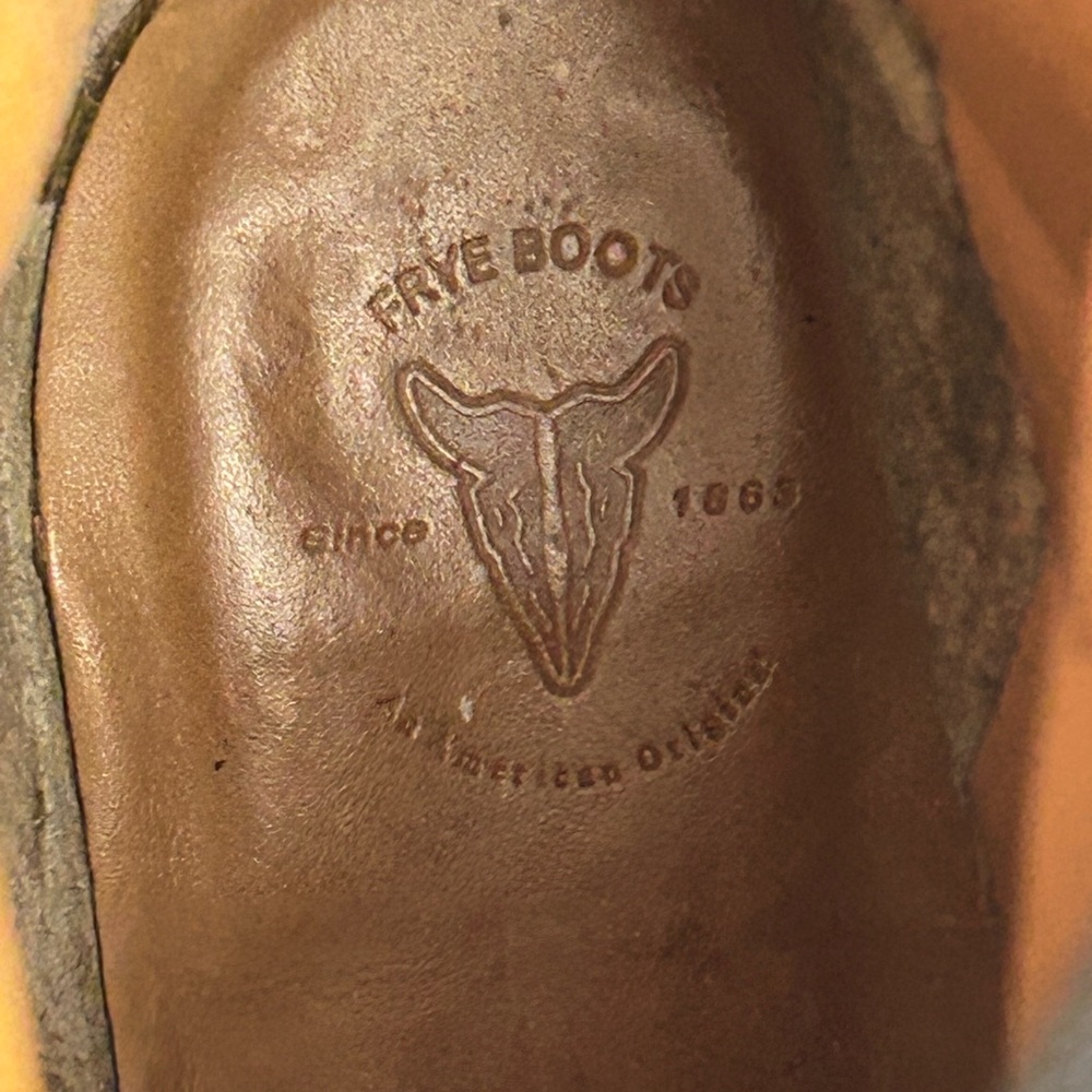 VINTAGE FRYE ANKLE BOOTS BLACK SIZE 7 - Picture 12 of 13